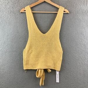 New House of Harlow 1960 Two Piece Knit Crop Top and Midi Skirt Set S